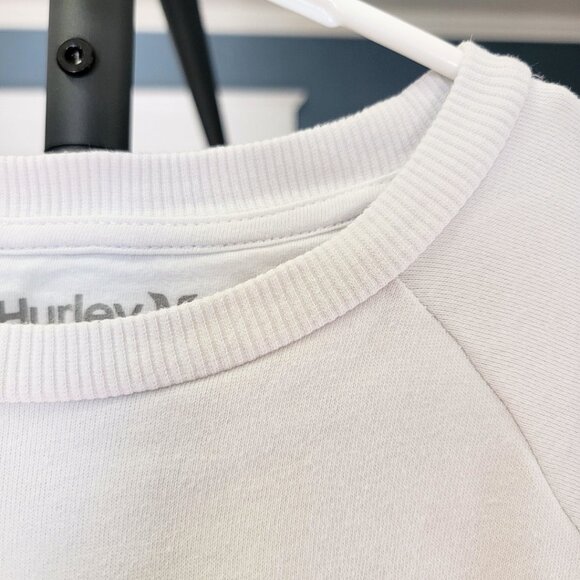 Hurley Leona Sweatshirt Crewneck Pullover Ivory | Relaxed Fit | Size: Small - Picture 6 of 7